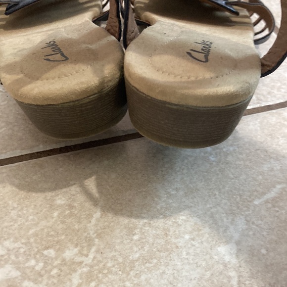 Clarks blue sandals, size 7 1/2 - Picture 6 of 7